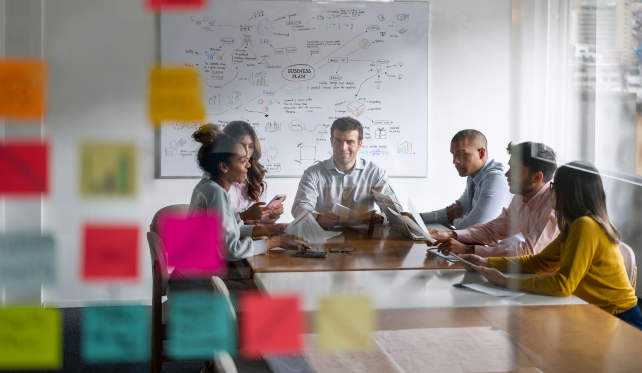 Business team meeting